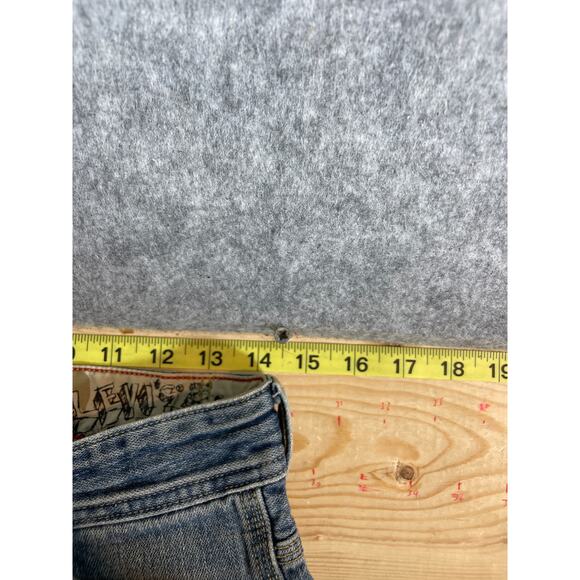 Vintage Levis Red Tab Carpenter Denim Jeans Mens 16R Relaxed Utility Work Blue - Picture 8 of 10